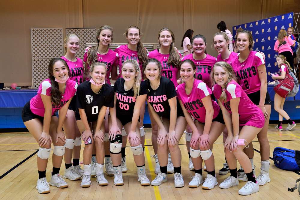 Athletics Pink Night volleyball Athletics Pink Night volleyball