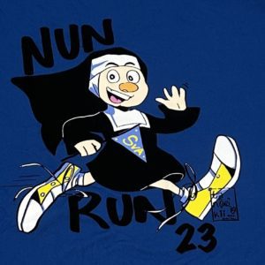 Nun Run 2023 Inaugural Tshirt