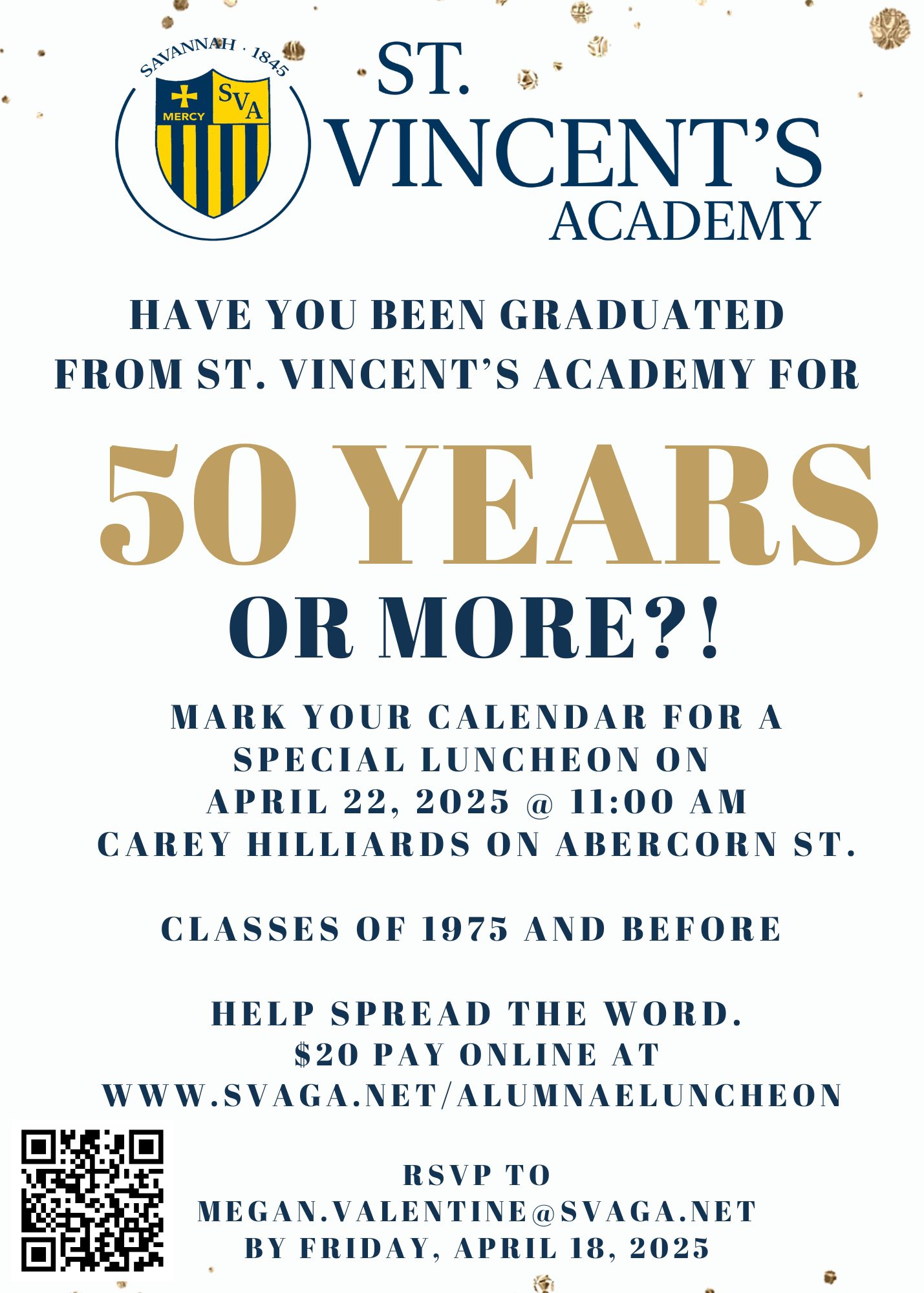 Copy of 50 Years and Above Luncheon